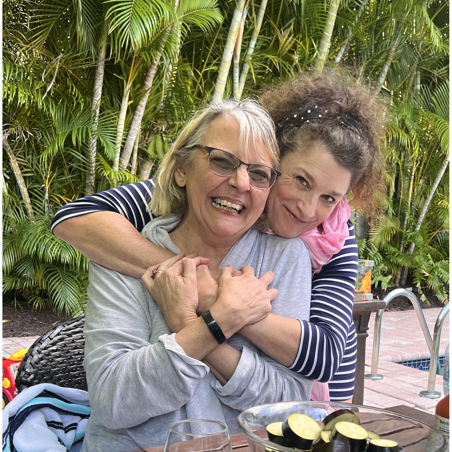 Cousin Lisa (bridesmaid) and Marcia
