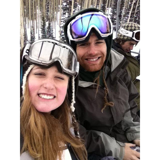 Pete teaches Larissa to ski! 2011 Park City, Utah