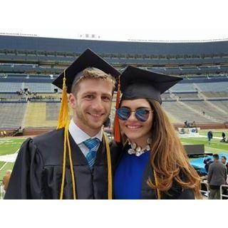 Graduating from the best university in the world, Ann Arbor, 2016