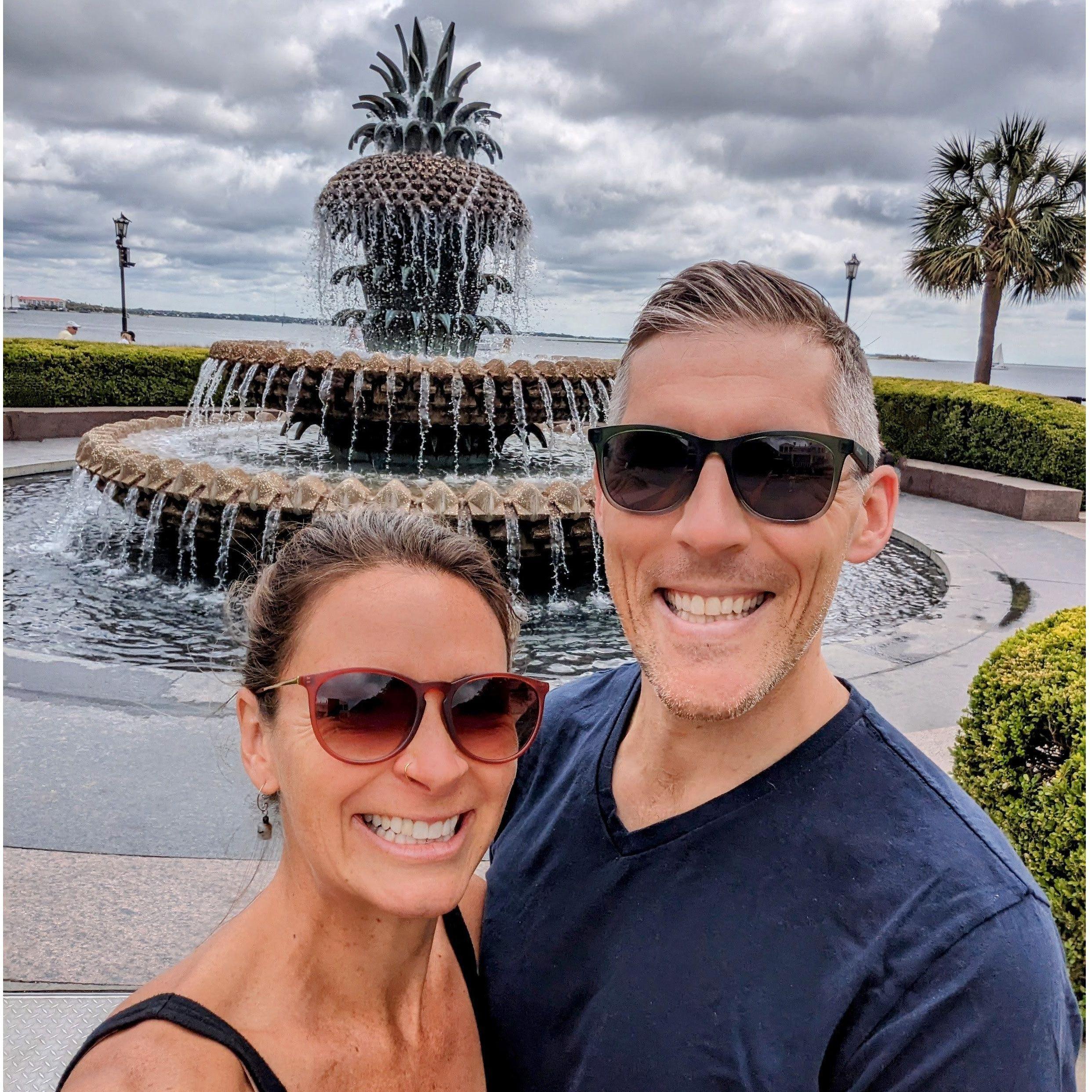 The Pineapple Fountain, Charleston, SC April 2023