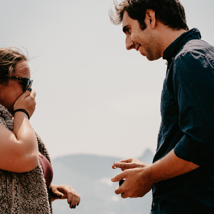 Proposal Photo at Rocky Mountain National Park