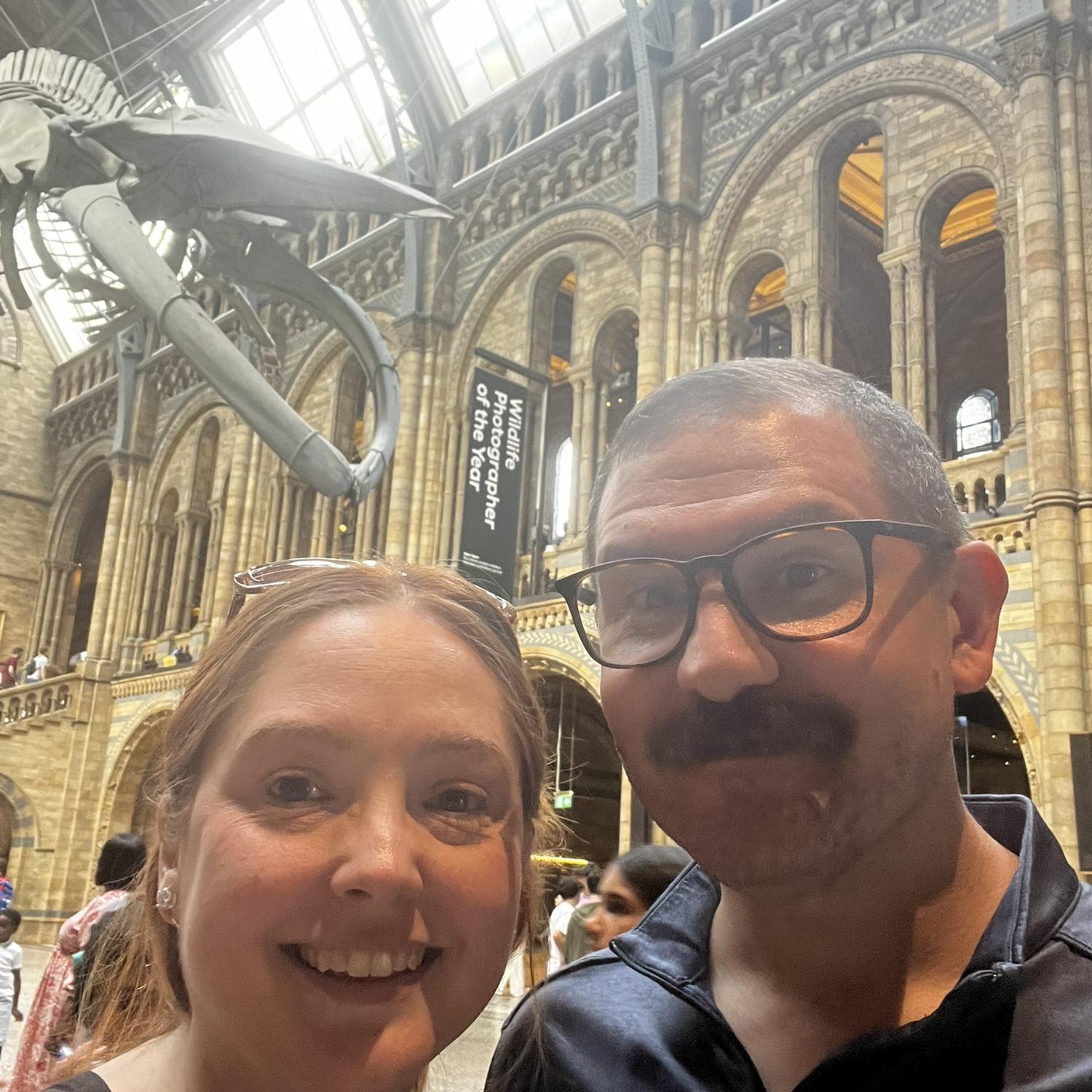Our trip to the British Natural History Museum, and Greg's encounter with a blue whale