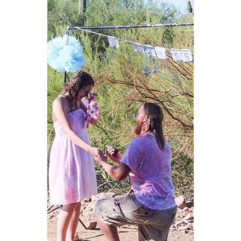 One of the best days of our lives. We had just found out we were having a girl before Derek purposed!