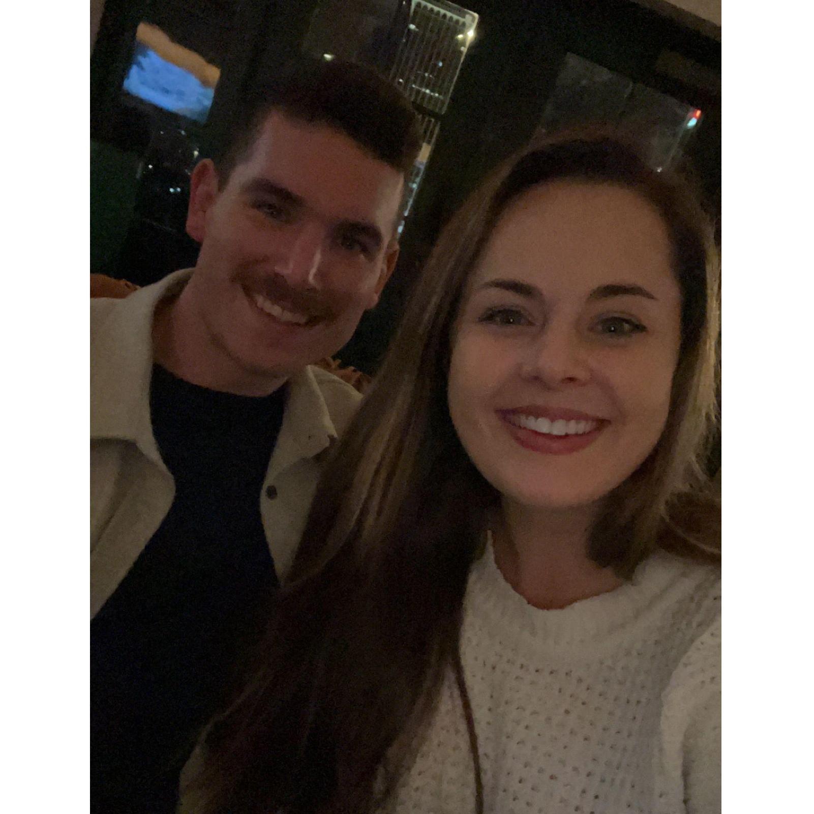 This is the first time we saw each other again, when Alec came to visit Kelsey in Memphis in 2023