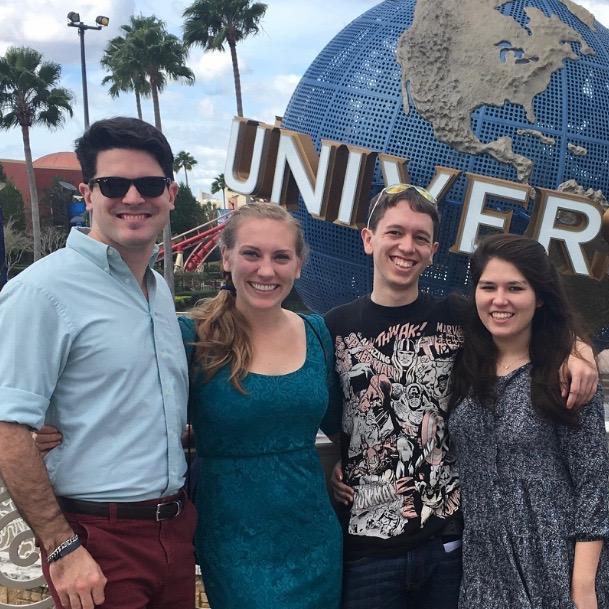 Kevin, myself, Colby and Stephanie (Maid of Honor!) went to Universal Studios to see Harry Potter World!