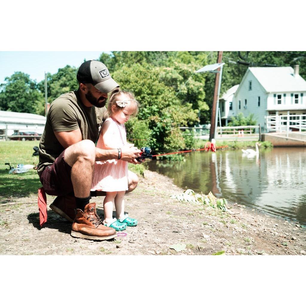 Scarlett's first time fishing!