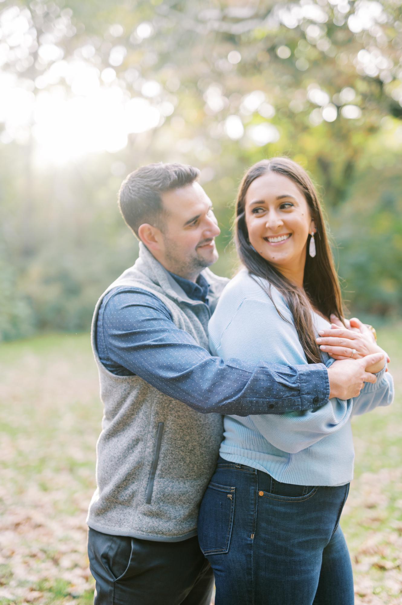 Engagement photos in Central Park 2021