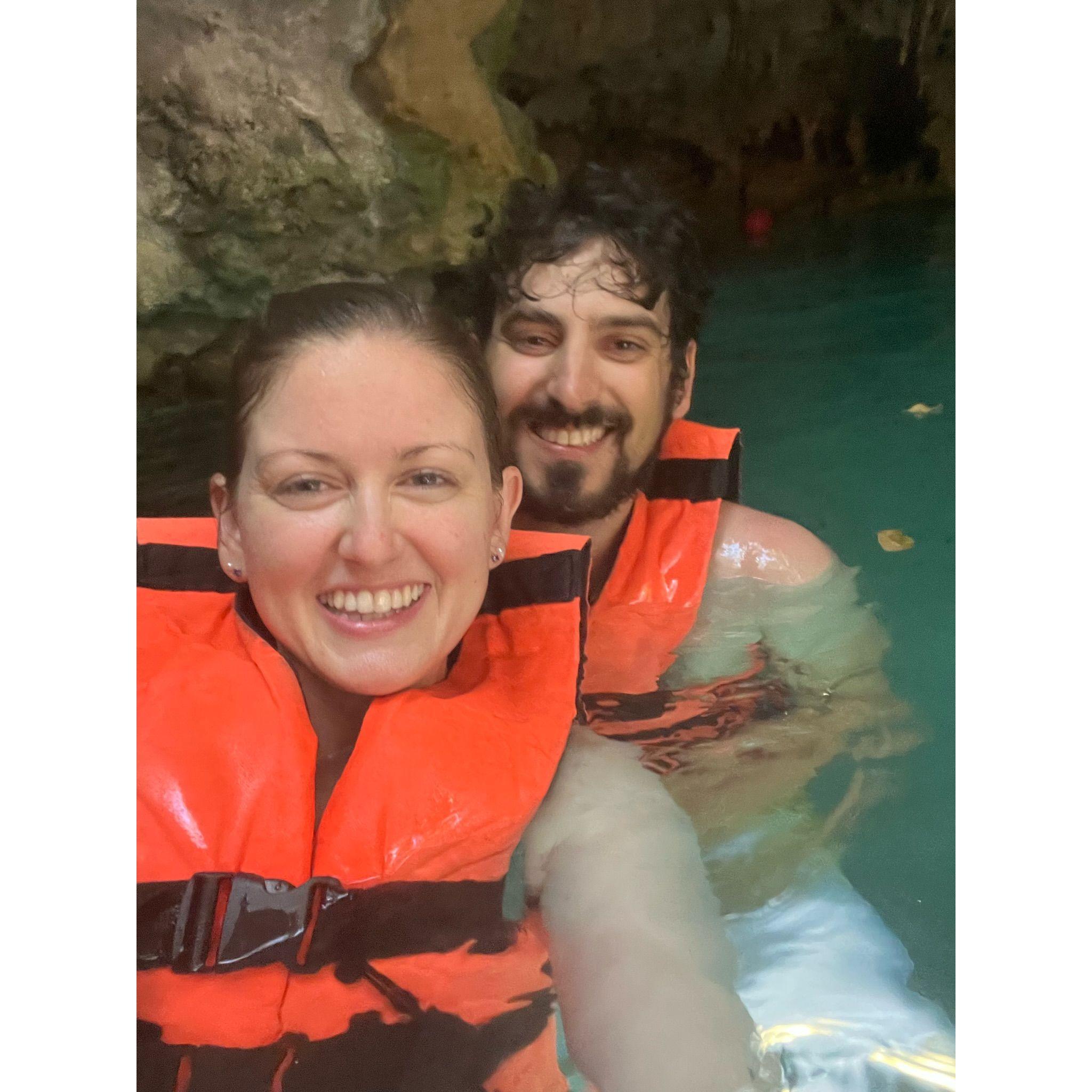 Exploring cenotes in Tulum