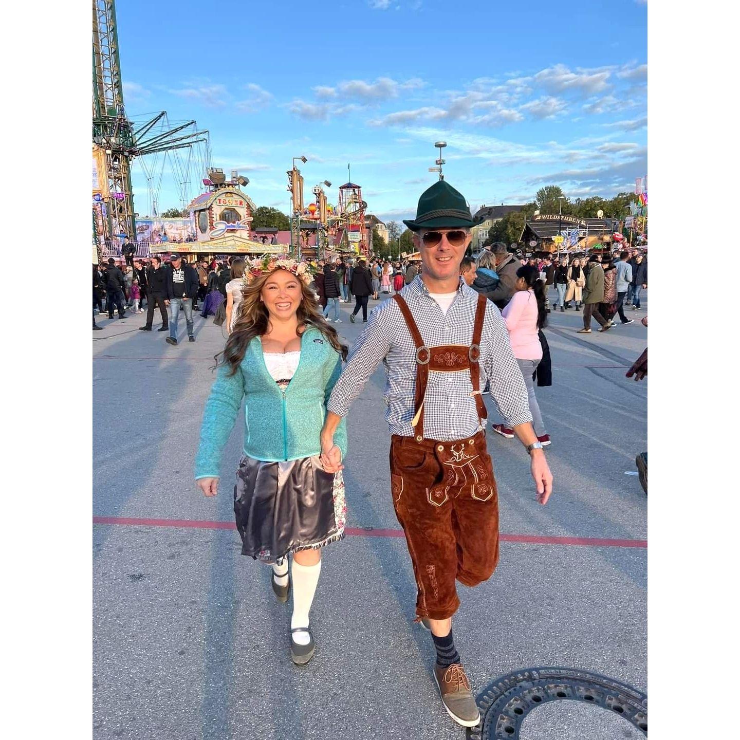 Oktoberfest for Will's birthday! 12 friends took this incredible journey with us, and now it is a tradition!! Munich. Germany - September 2022