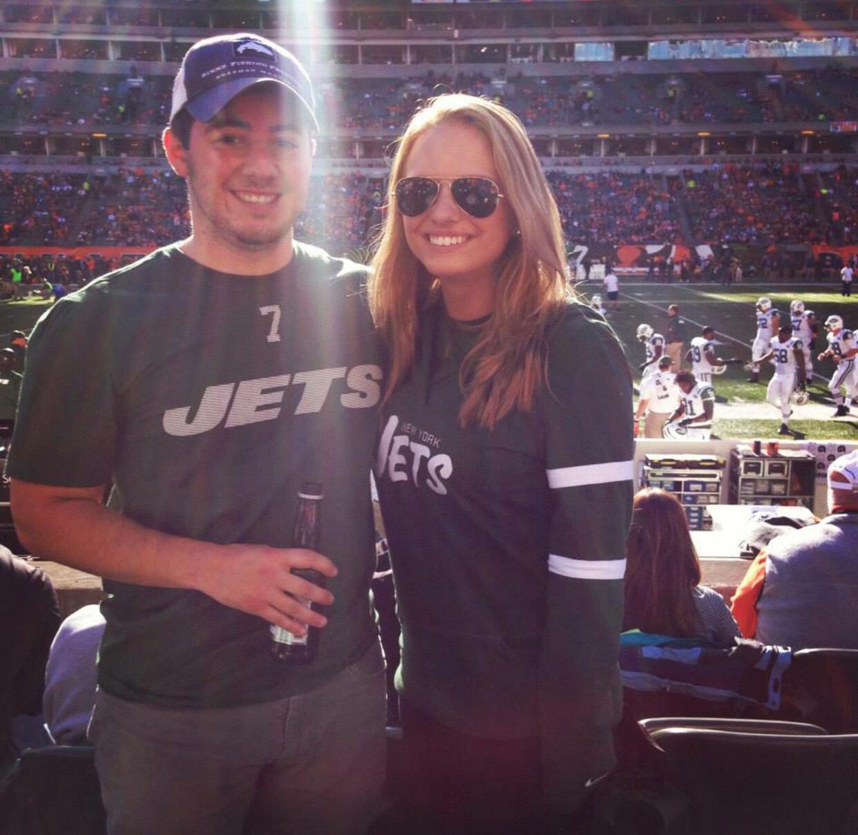 Jets game in Cincinnati. 2013