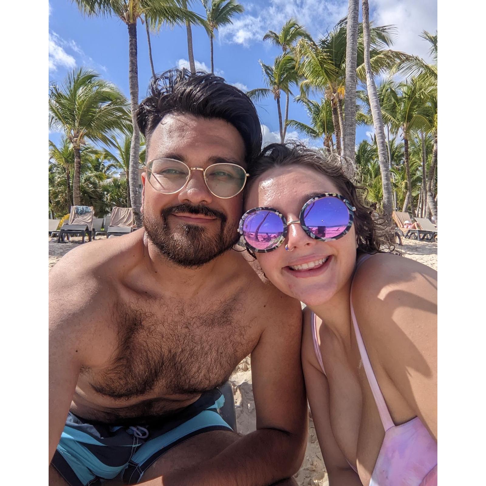 Relaxing at Punta Cana