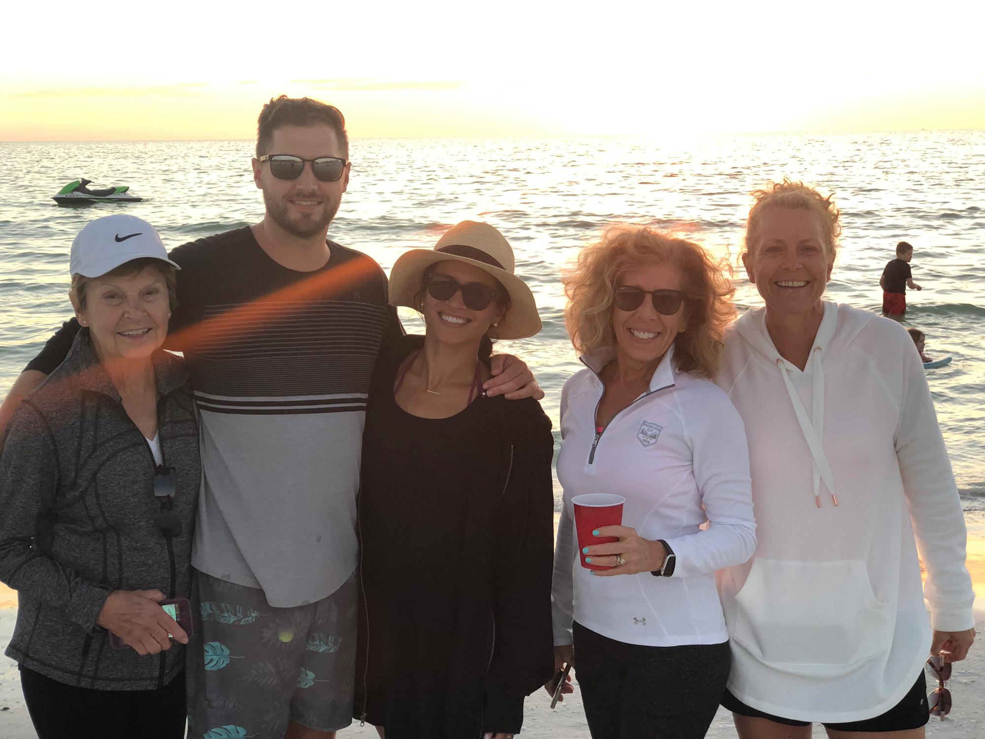 Siesta Key, Florida with Mark's fam <3