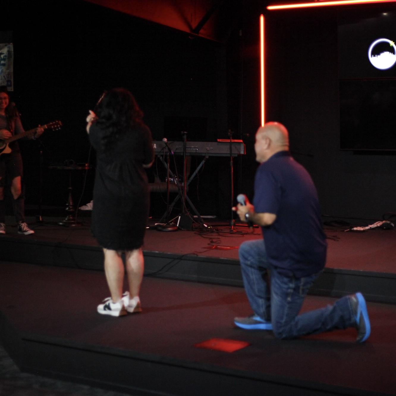 Dave & Julia worked together and planned the proposal.