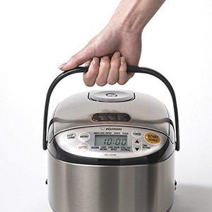 Zojirushi NS-LGC05XB Micom Rice Cooker & Warmer, Stainless Black