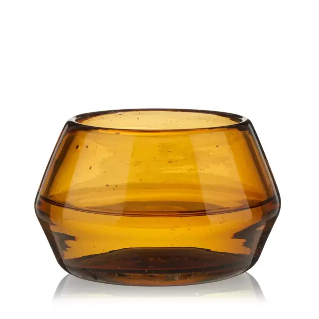 Viski Tequila Tasting Glasses, Recycled Mexican Glassware Glass for Tequila, Copita Tequila Glasses, Mezcal Glasses 5oz Amber Set of 1