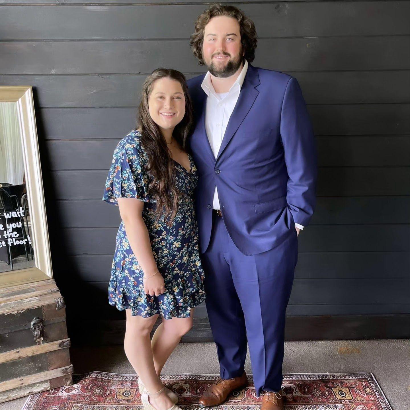 First wedding together (shout out Lexi and Hunter!)