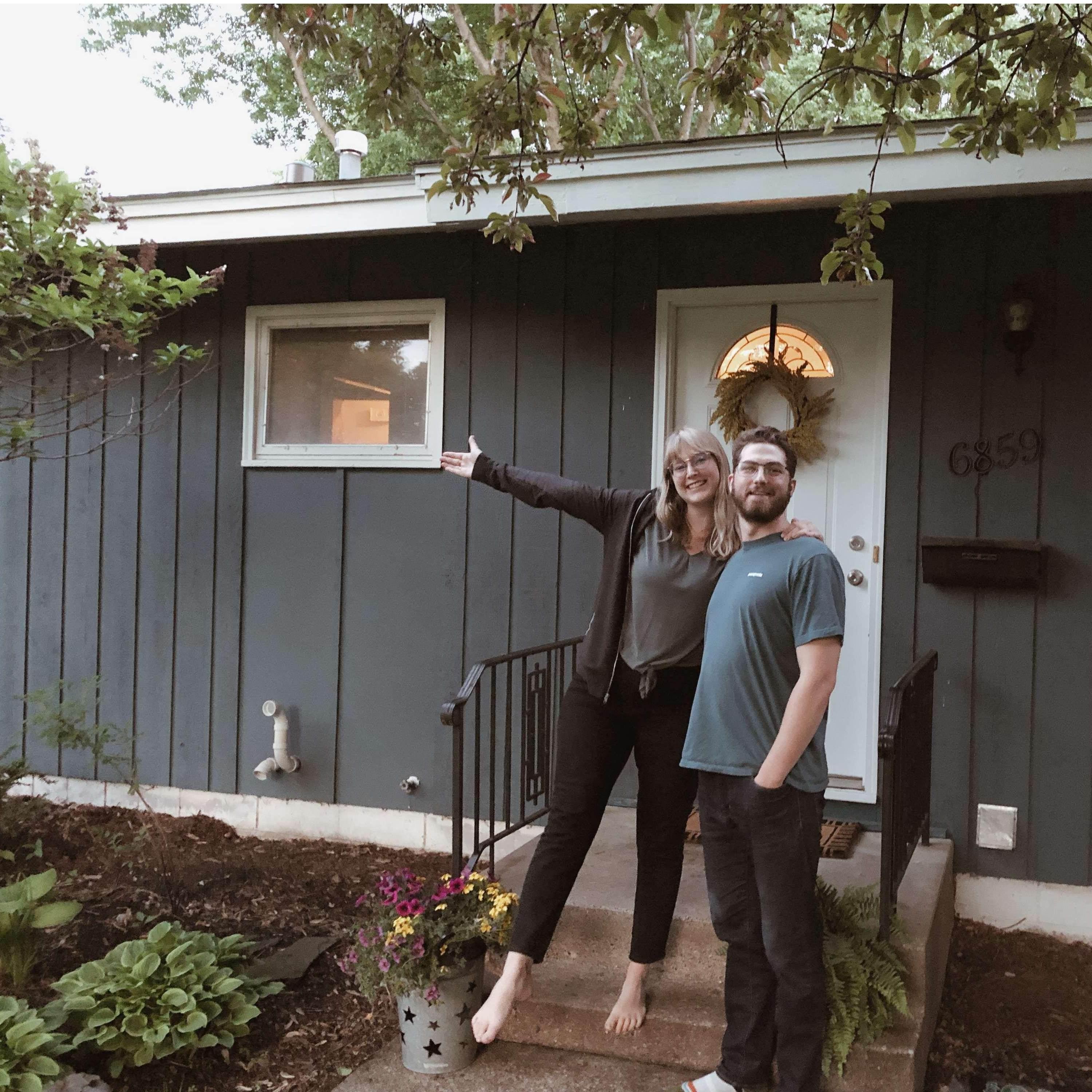 When we bought our first home together, spring of 2021!