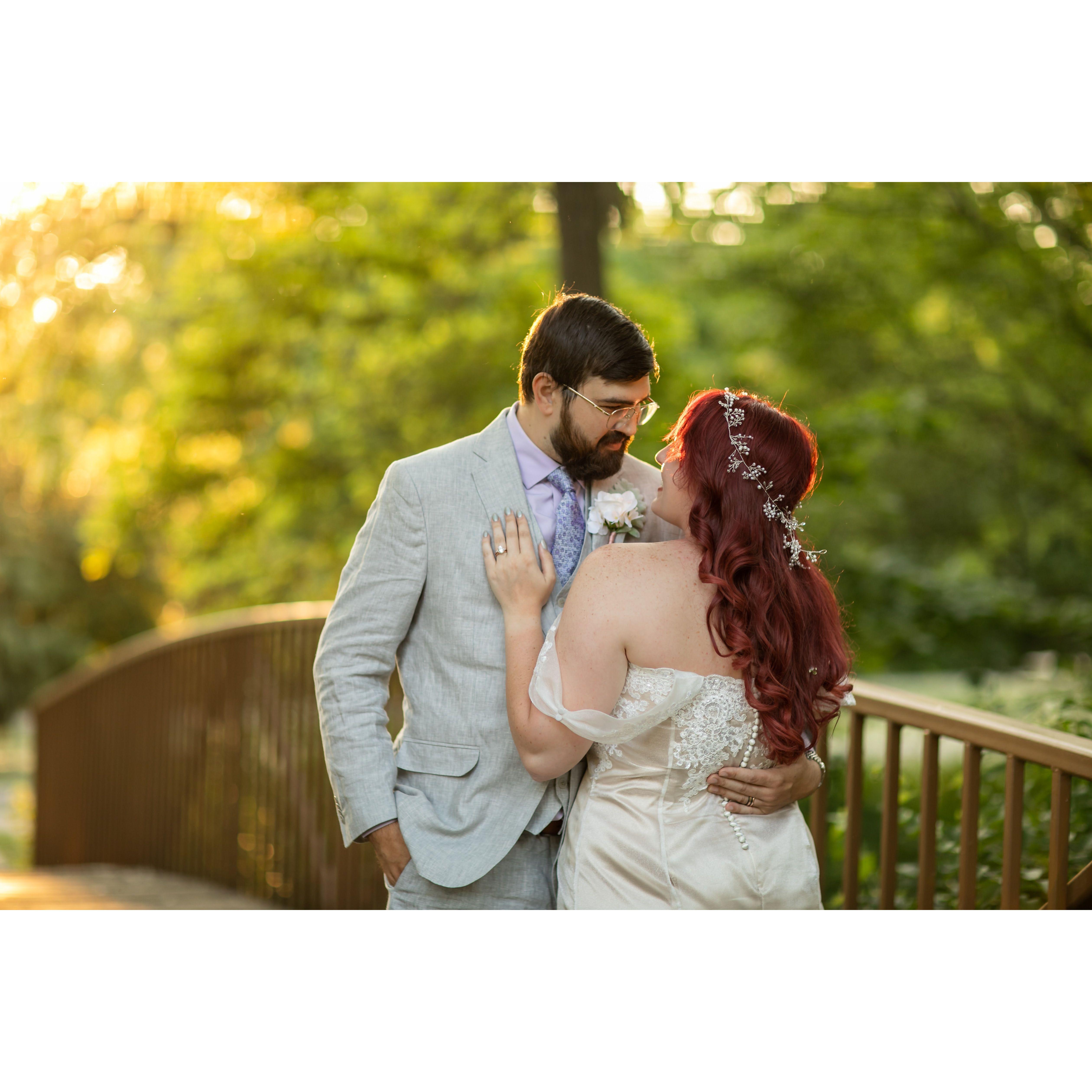 We don't know what the future holds and we were sad we couldn't have the grand wedding party