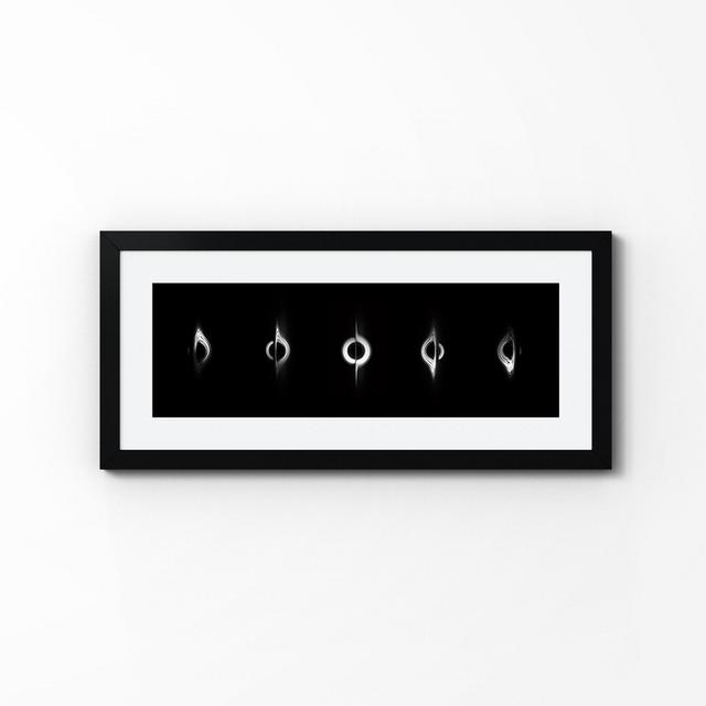 Black Hole Phases - Black & White (Unframed Fine Art Print) Space Poster, Wall Decor