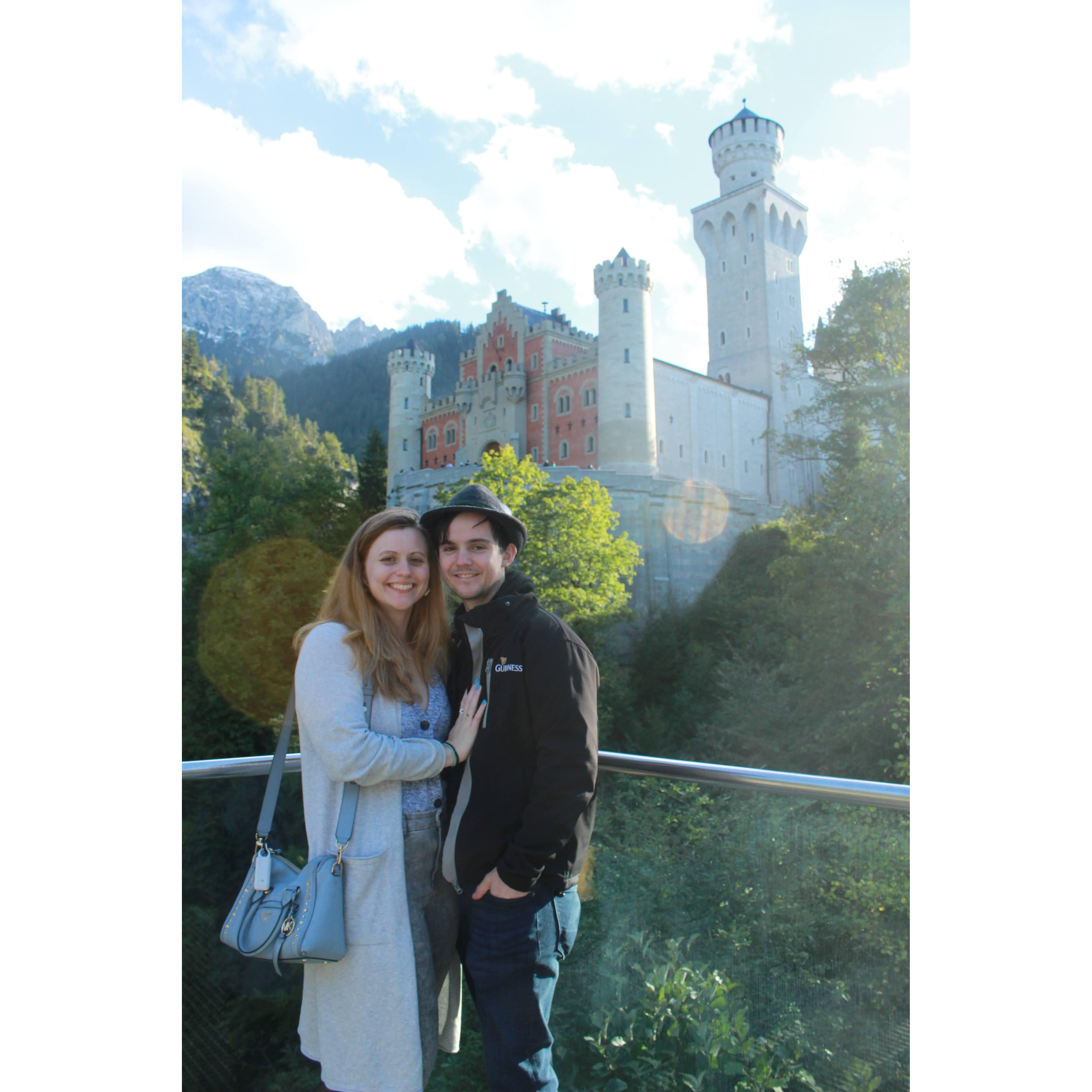 Enjoying the view of Neuschwanstein Castle