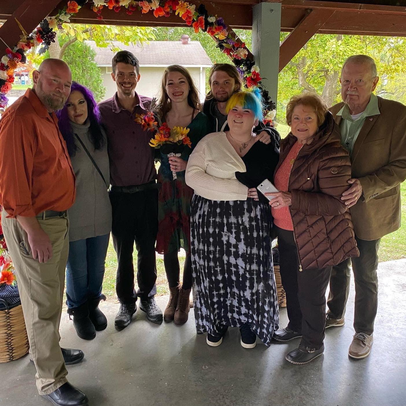 One of the very few pictures of the Green side of the family! They were so excited to add Caleb into the family. They love him so much!