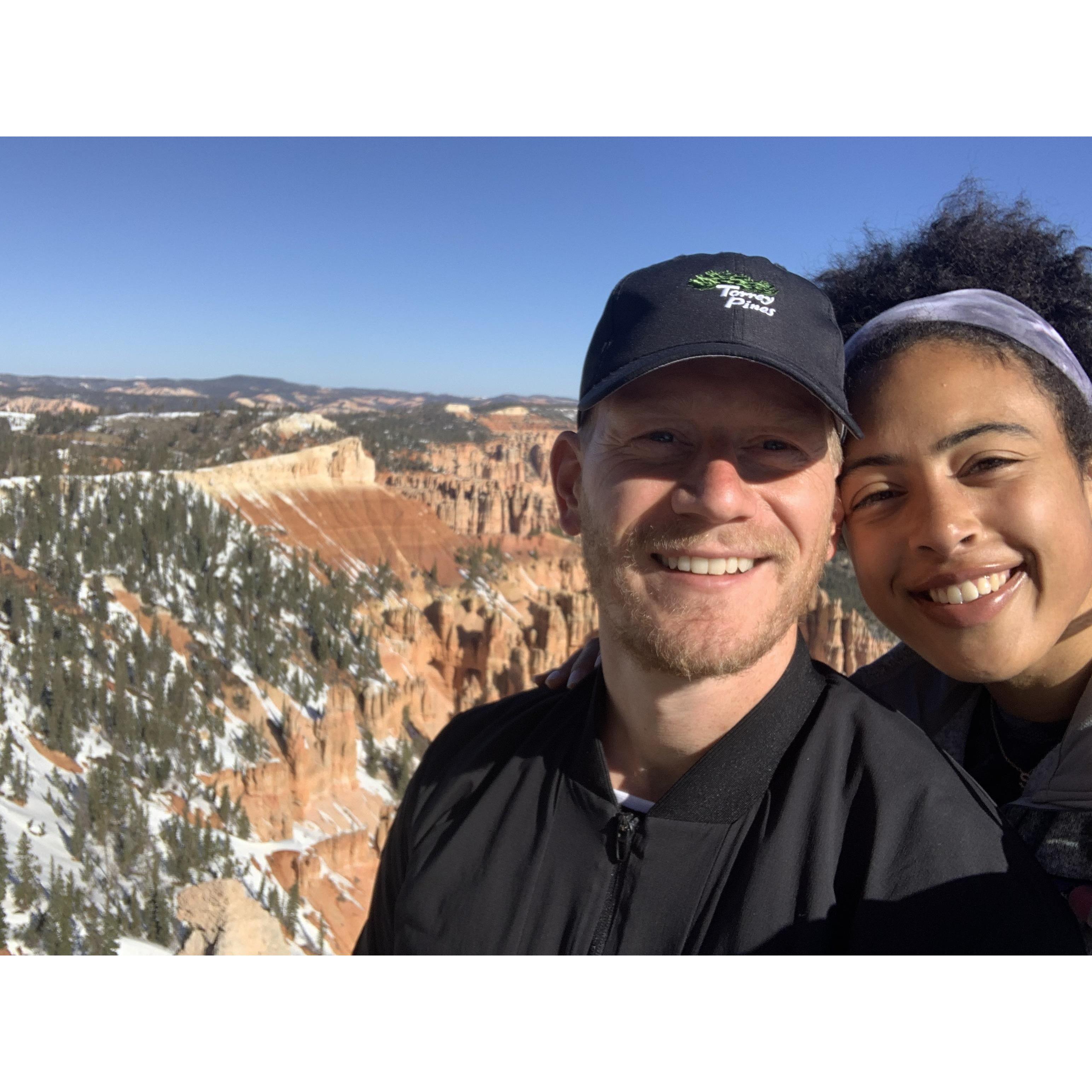 Andrew went into full mountain man mode with the beard when we lived in Utah! March 2021