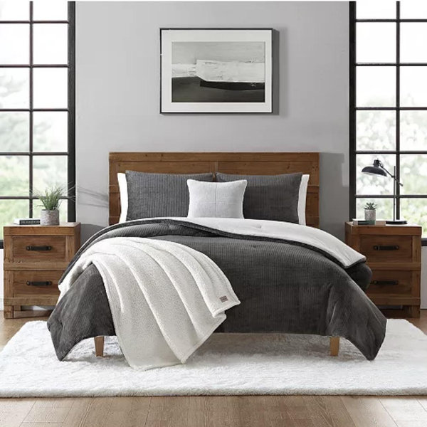 Brody Reversible 5-Pc. Comforter Set, Full/Queen