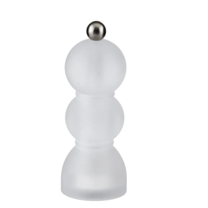 Clear Frosty Mini Bob Salt or Pepper Mill