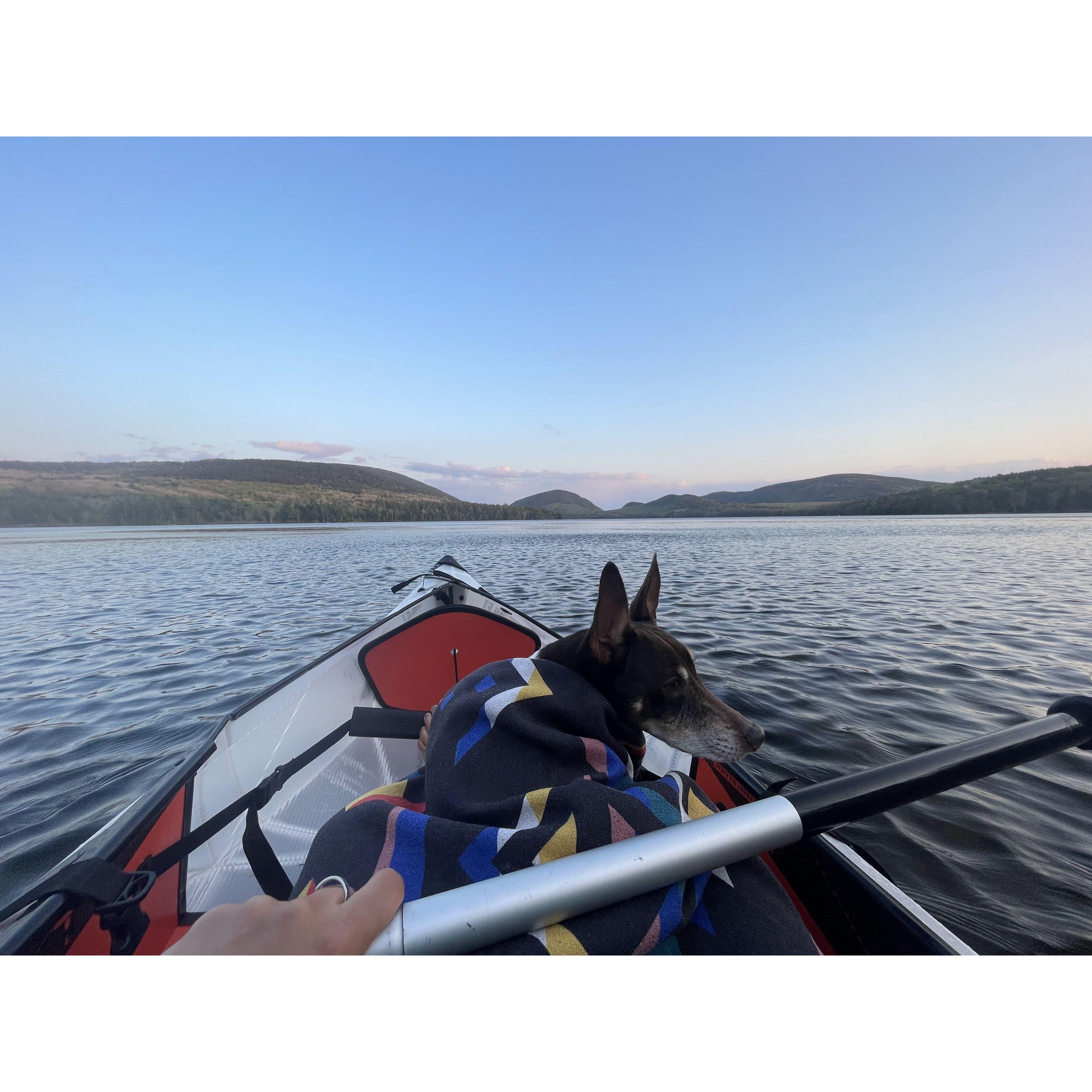 Kayaking on Eagle Lake!