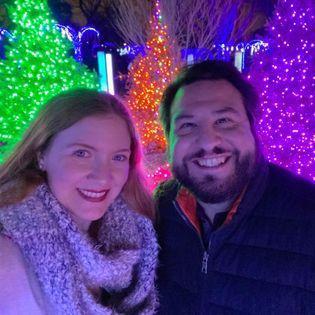Our annual trip to the lights at Newfields