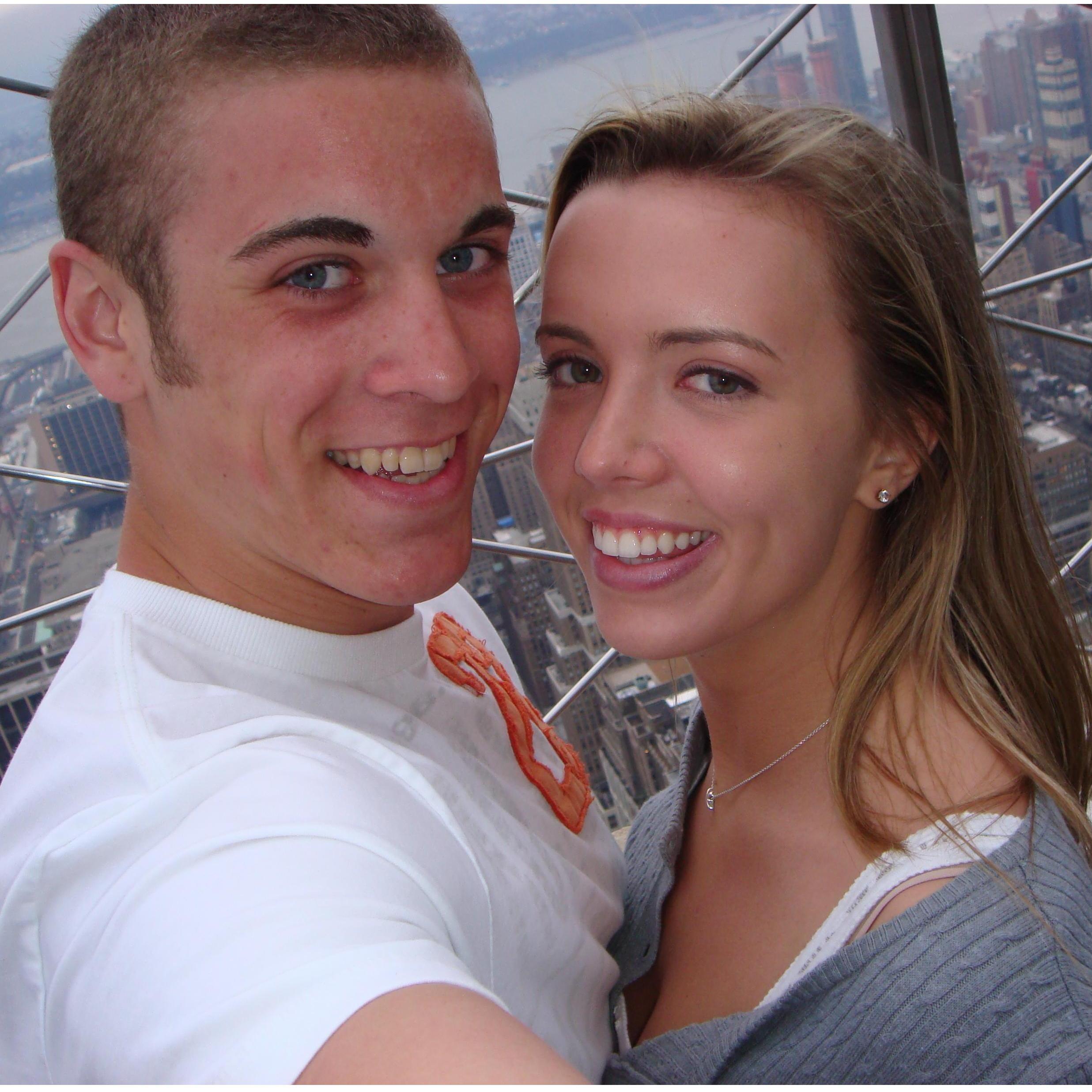 Top of the Empire State building, circa 2008