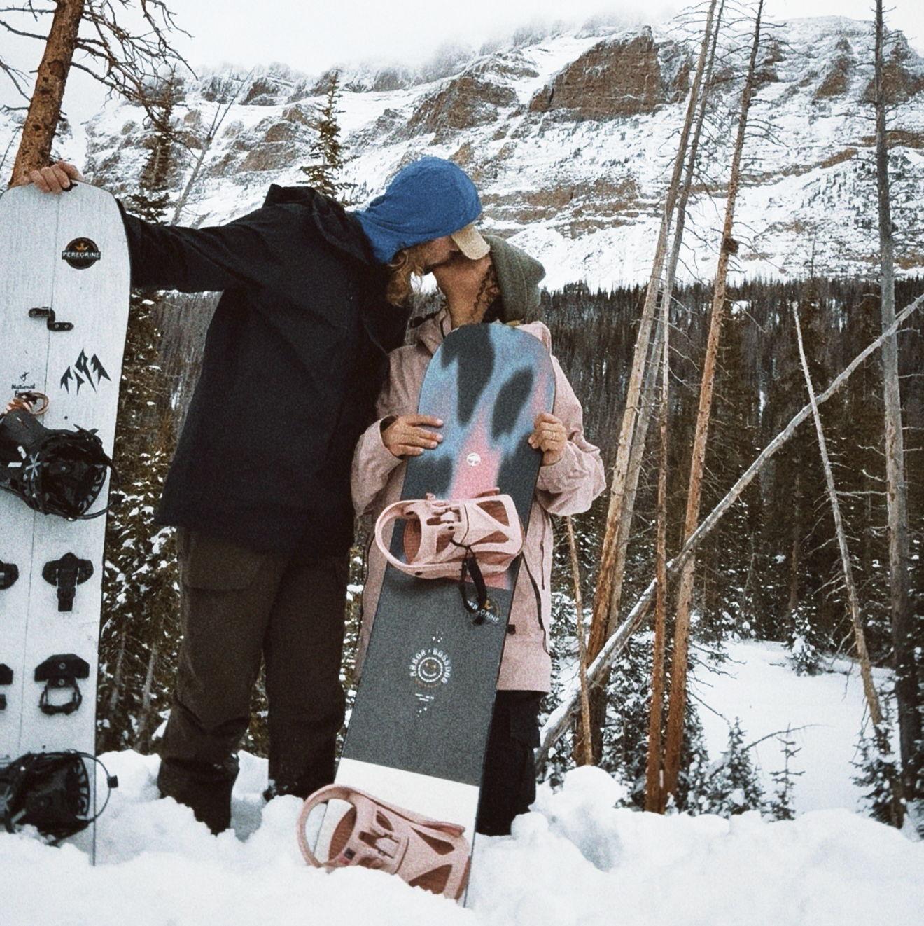 We went snowboarding the uintas!