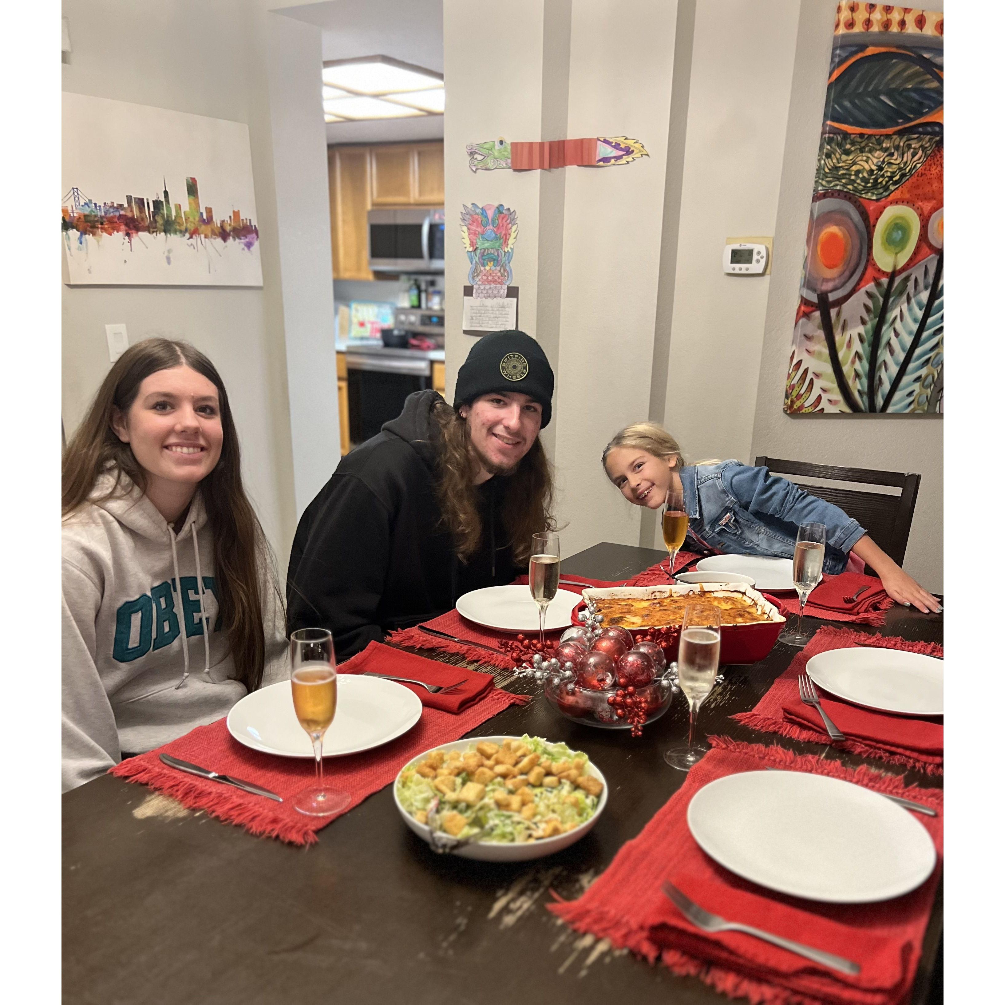 a belated NYE Prime Rib dinner