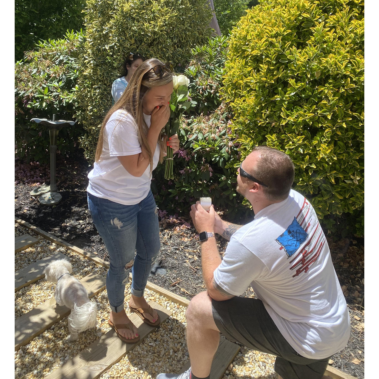The day we said “yes” to forever!!