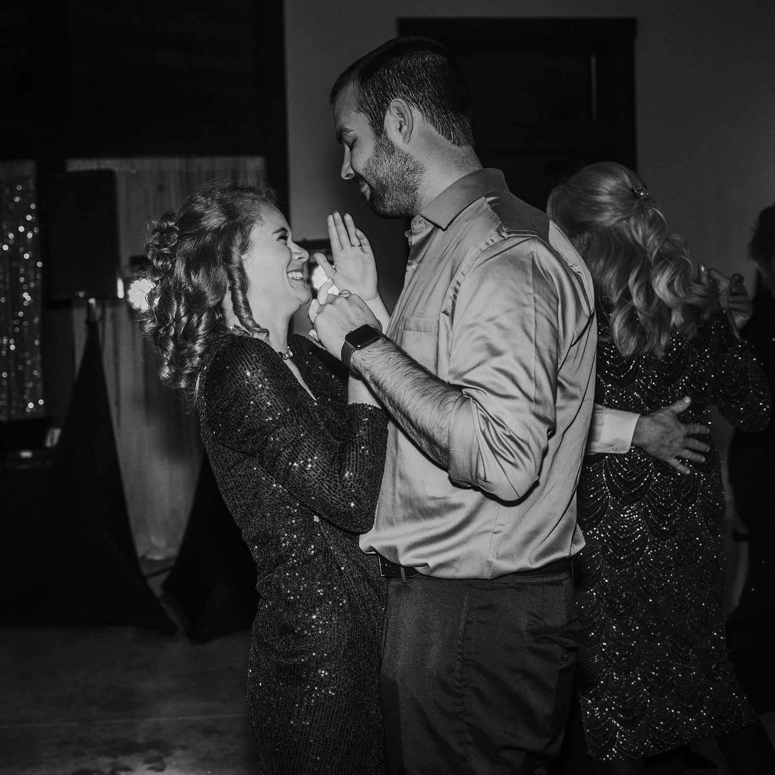 Dancing at Shelby's sister's wedding taken by Samantha Mitchell Photography
