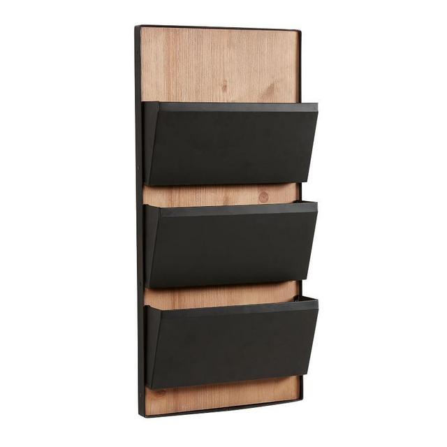 Trenton 3 Tiered Organizer, Rustic Wood