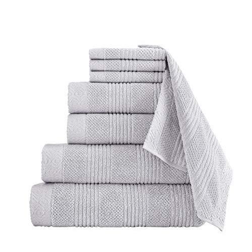 Pinzon 6 Piece Blended Egyptian Cotton Bath Towel Set - Rose Red