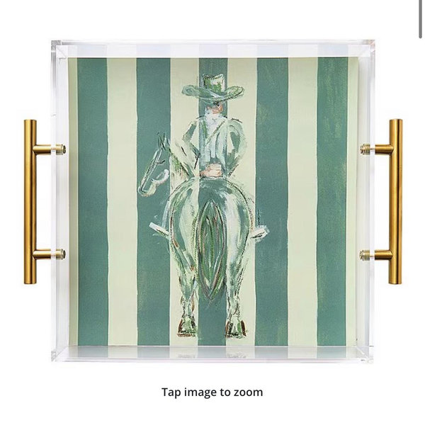 Tart by Taylor Trailblazer Cowboy Large Acrylic Tray | Dillard's