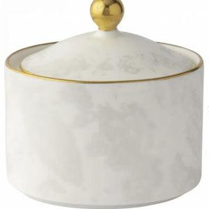 Crushed Velvet Pearl Covered Sugar Dish - Royal Crown Derby