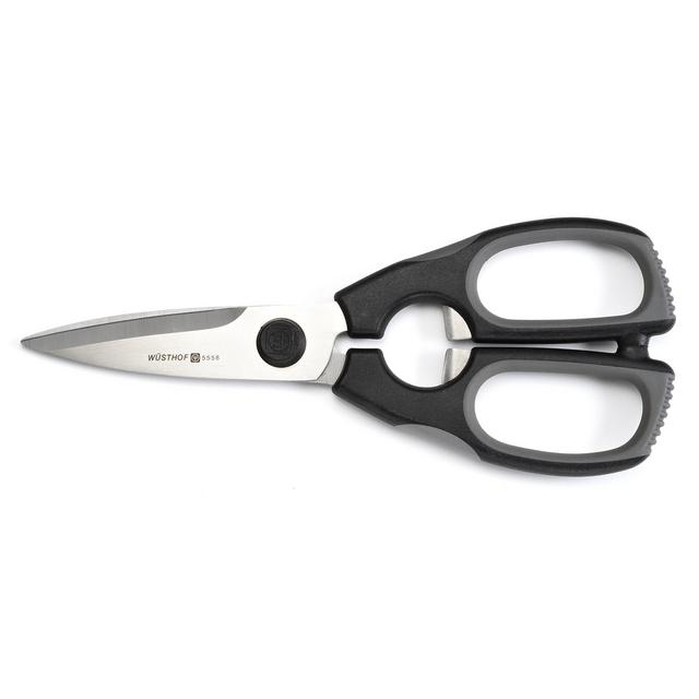 Wusthof Ikon Come Apart Black Soft Grip Kitchen Shear, 8 Inch