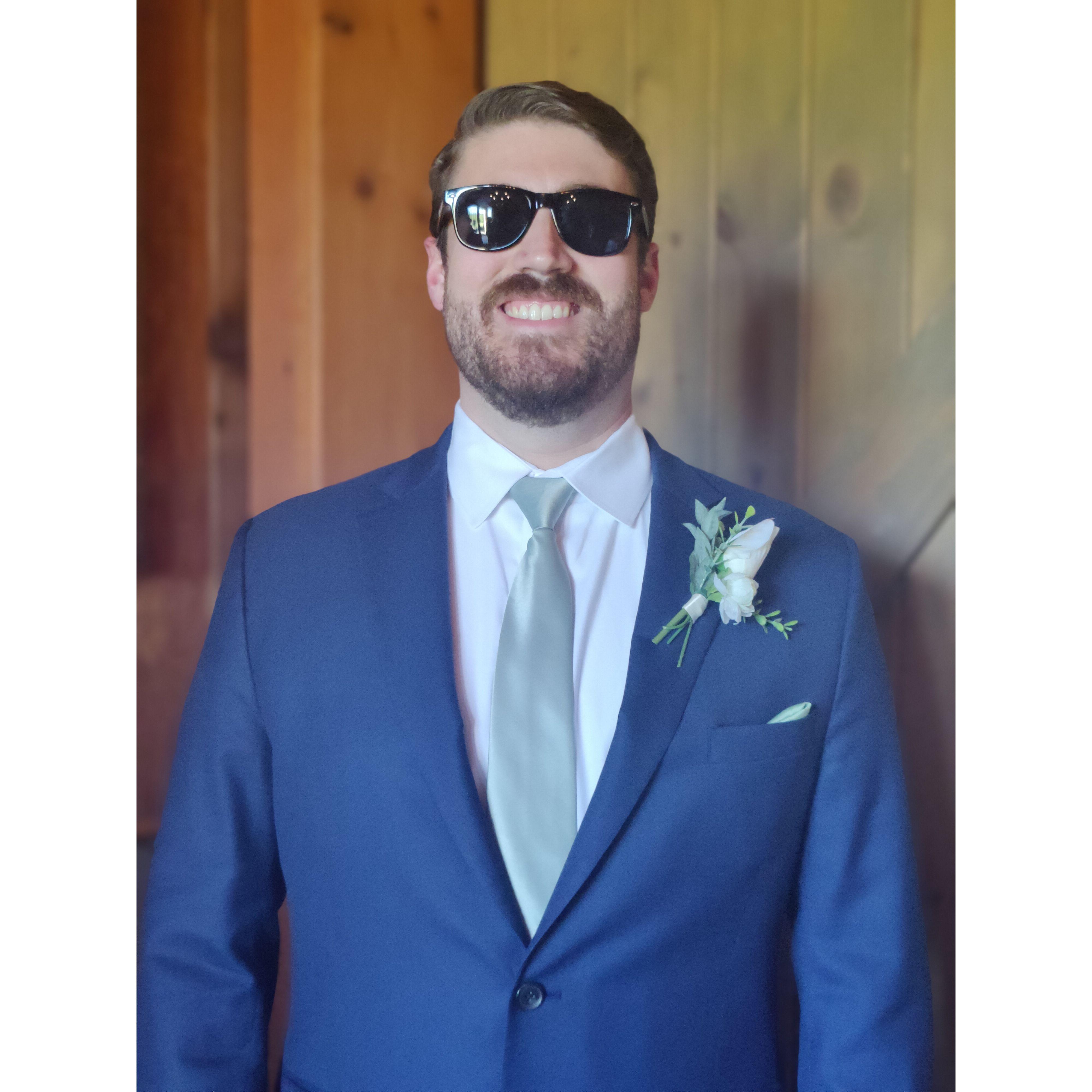 Attended a friend's wedding in the Ozarks where Daniel was a groomsman.