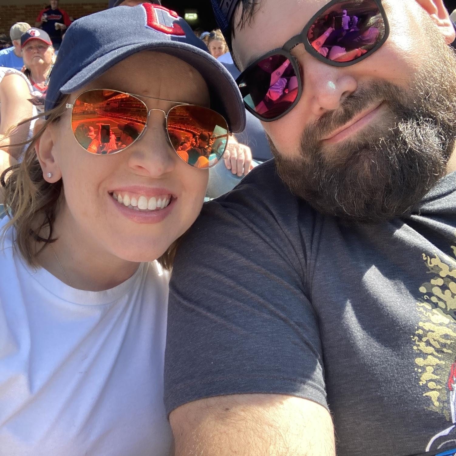 Since moving to the Cleveland area, we've tried to attend as many Guardians games as we can.