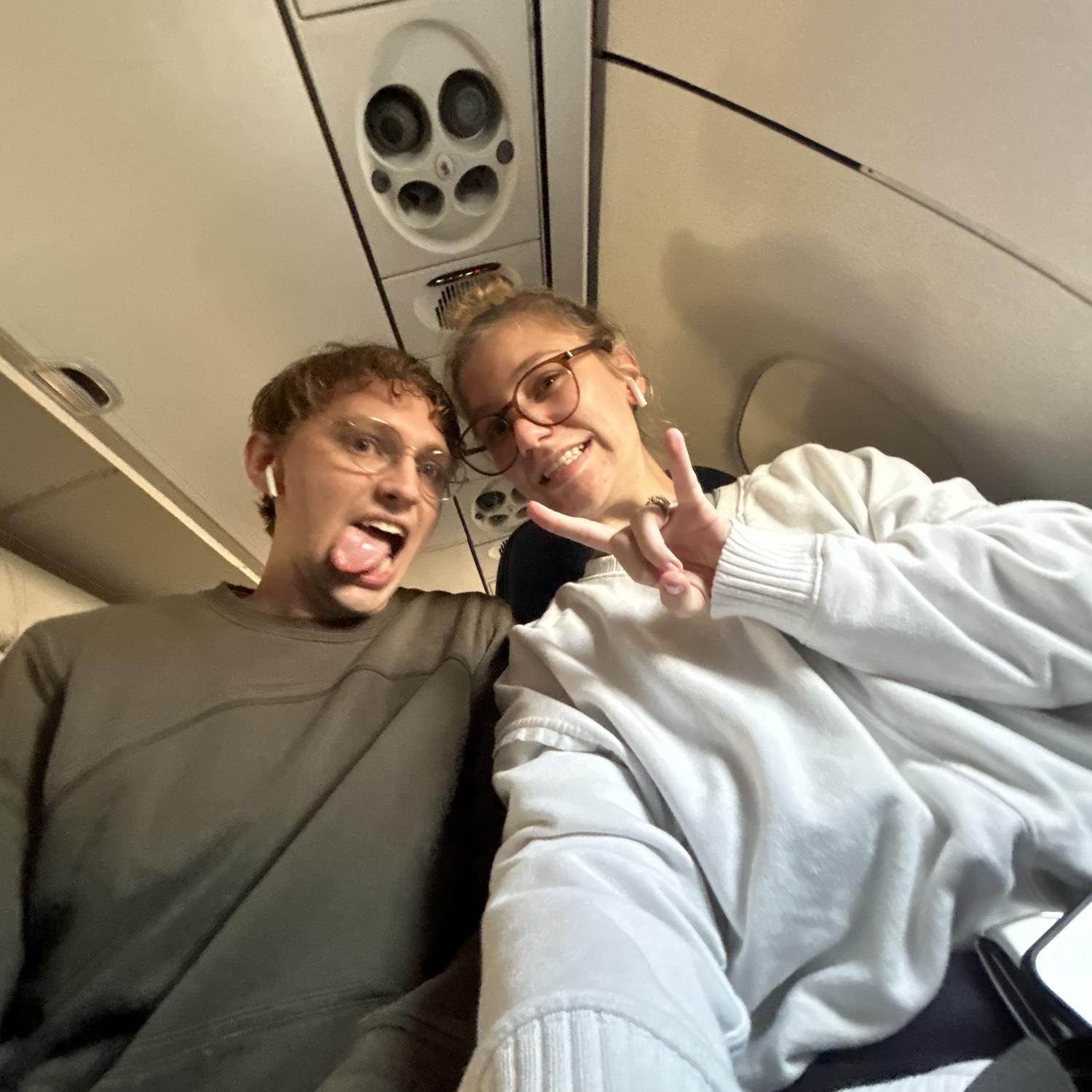First flight together