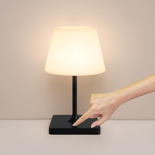 GoHoKi Small Table Lamp for Women: Warm Light & Waterproof - Relaxing Bath for Aged 25-33 with Wellness Lifestyle - Anxiety Relief Gifts