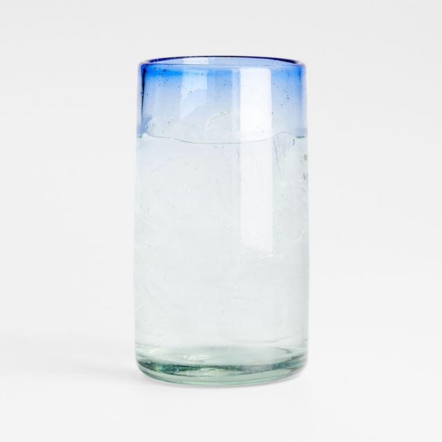 Pacifico Blue Rim Highball Glass