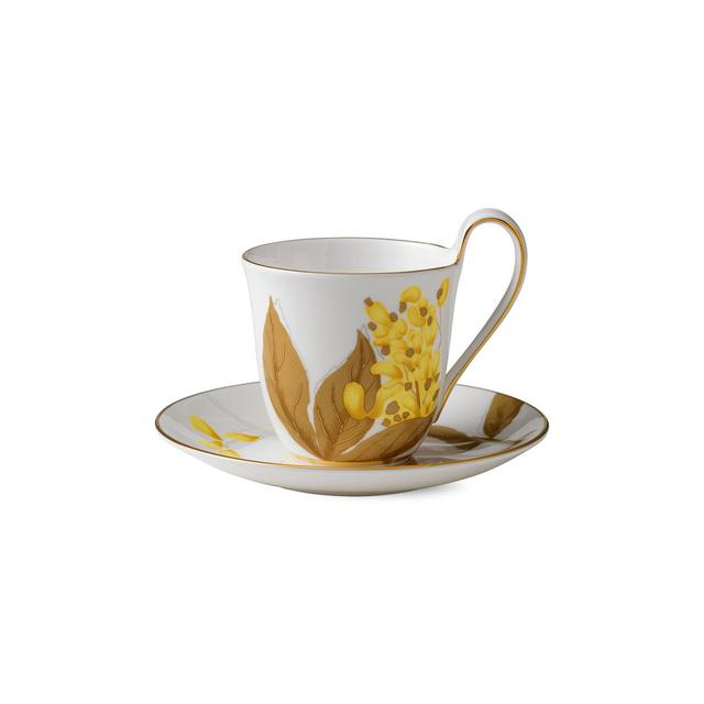 High Handle Cup and Saucer