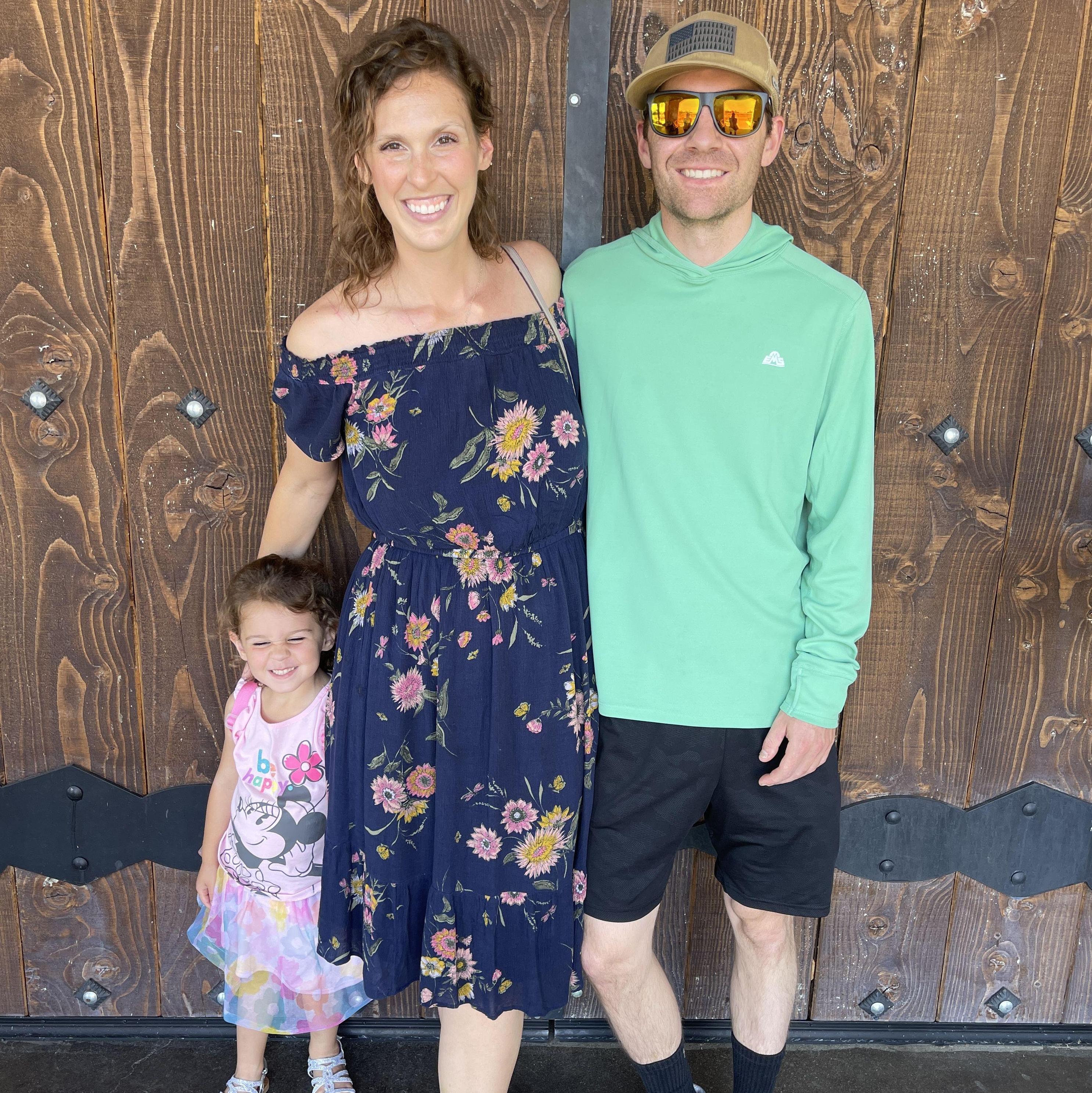 My favorite picture with Chris and my mini-me Leni :)