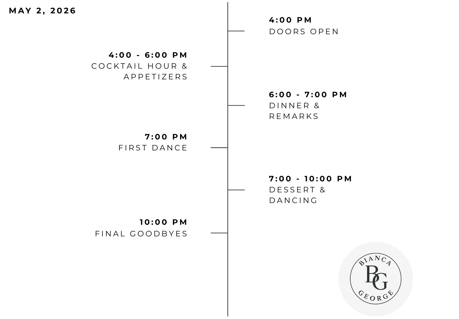 The Wedding Website of Bianca Rios and George Meier