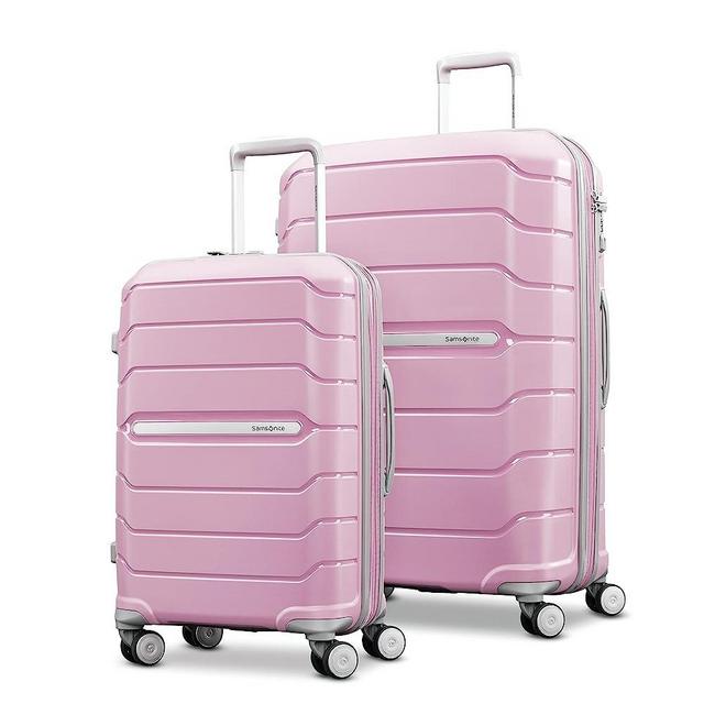Samsonite Freeform Hardside Expandable Luggage with Spinners | Pink Rose  | 2PC SET (Carry-on/Large)