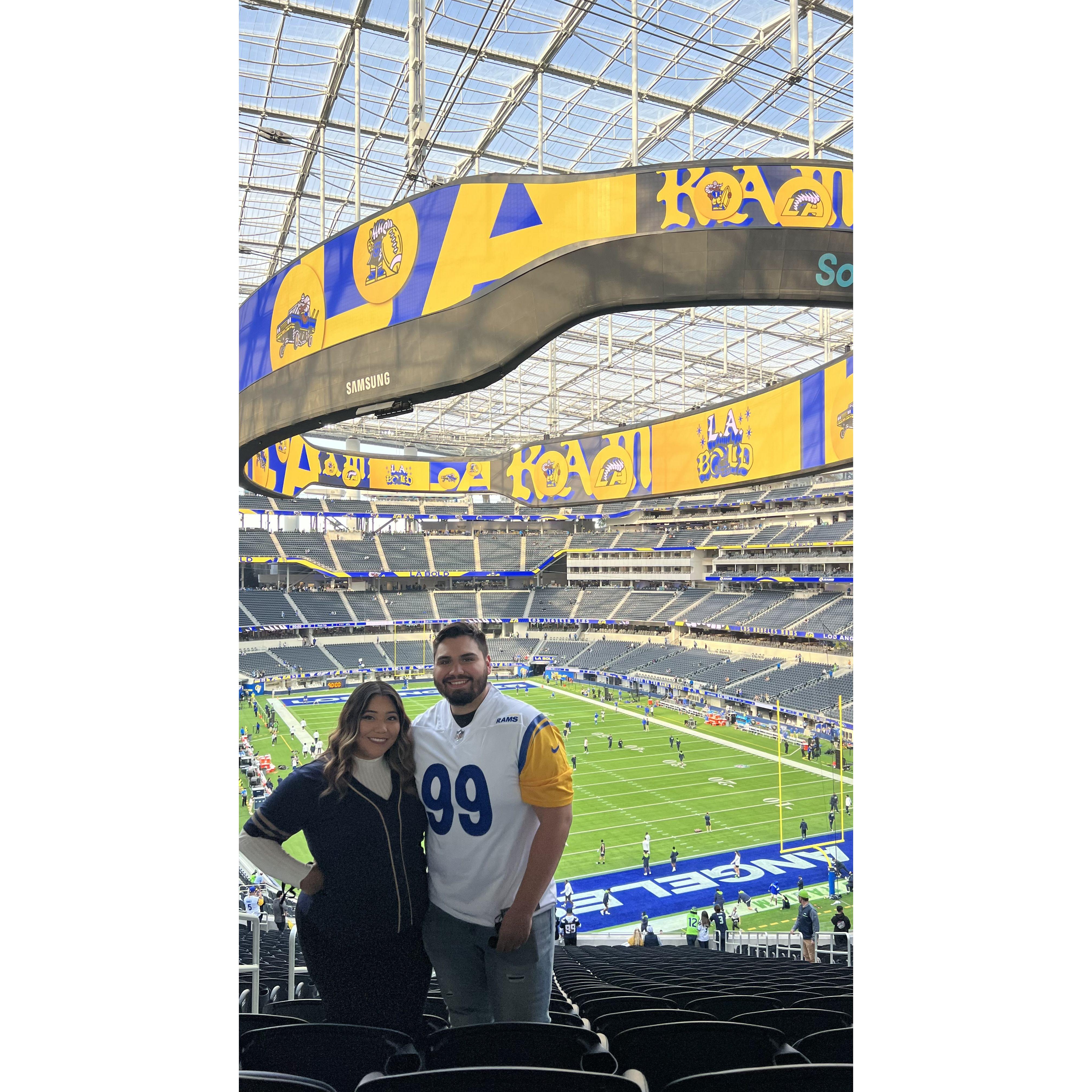 Sofi stadium 🏟️